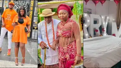 "He dated me for one month" - Lady overjoyed as she gets married to lover