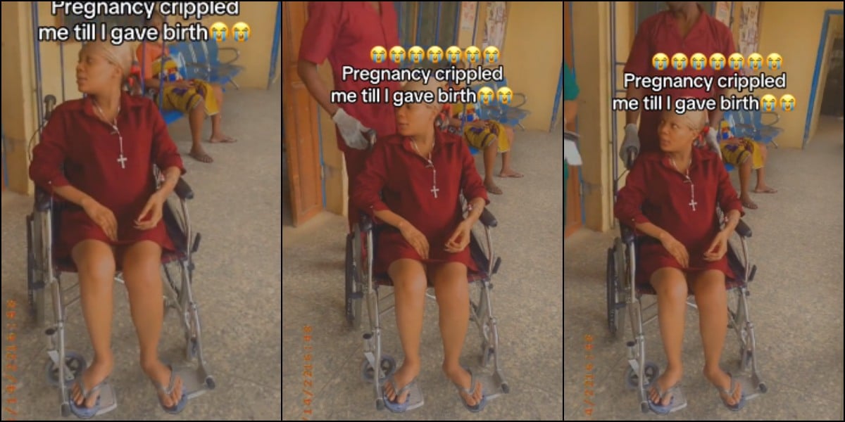 pregnancy crippled lady