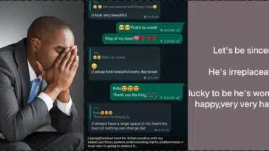 "Wetin be this? Are you not loved at home?" - Man expresses concern over love text on sister's Whatsapp status