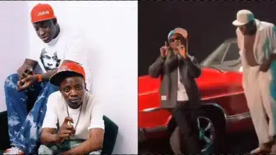 "Portable no go rest today" - Speculations as Yung Duu and Carter Efe shoot music video