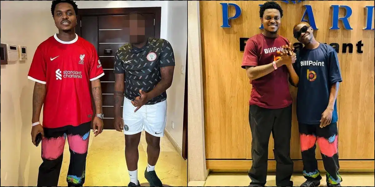 "Chai dem don catch me" - Blord responds after being accused of gifting Yung Duu his old trousers