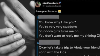 "You can tell they're having an affair" - Reactions as lady leaks chat with her friend's husband