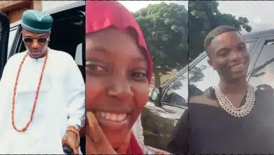 Lady overjoyed after closeup video with Wizkid in Ijebu Ode