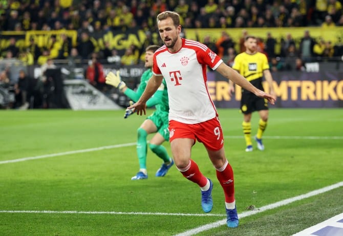 Harry Kane stars, makes Bundesliga history with hat-trick against Dortmund