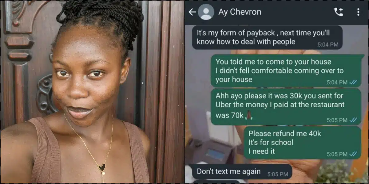 Drama Unfolds as Young Man Refuses to Foot N70K First Date Bill, Accuses Lady of Fraud