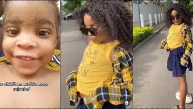 Lady shows transformation of daughter after being rejected by baby daddy