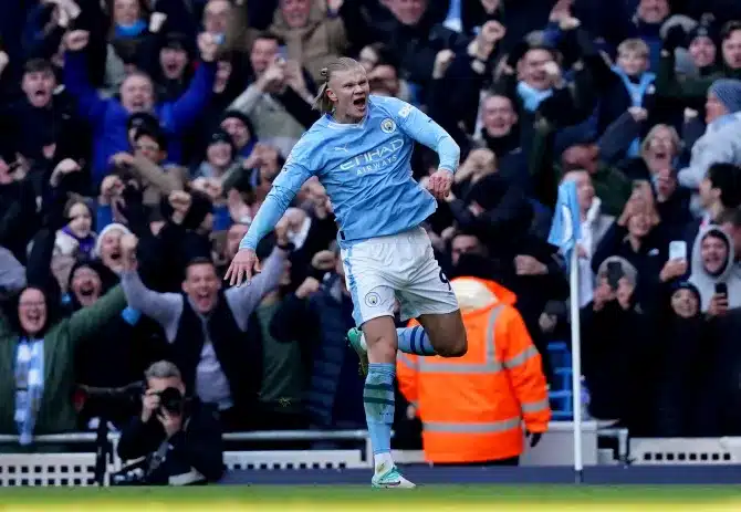 Haaland marks 50th EPL goal as Arnold's late striker ends City home-winning streak 