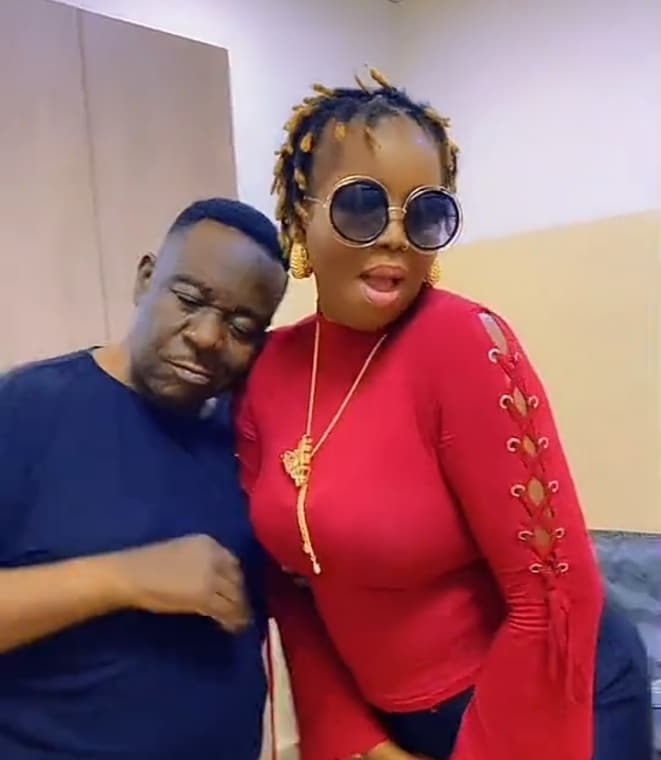 mr ibu's wife feeding him