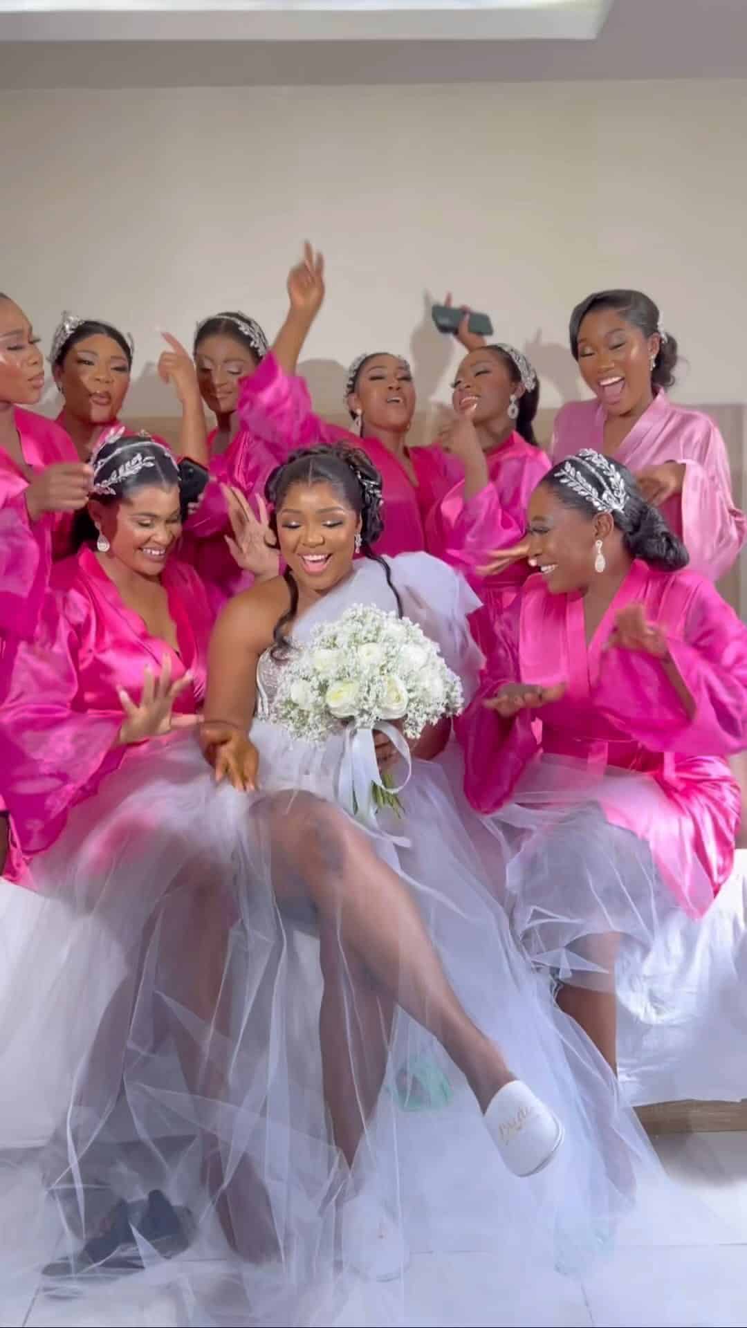 "My girls choked me with love" - Ekene Umenwa shares heartmelting bridal shower