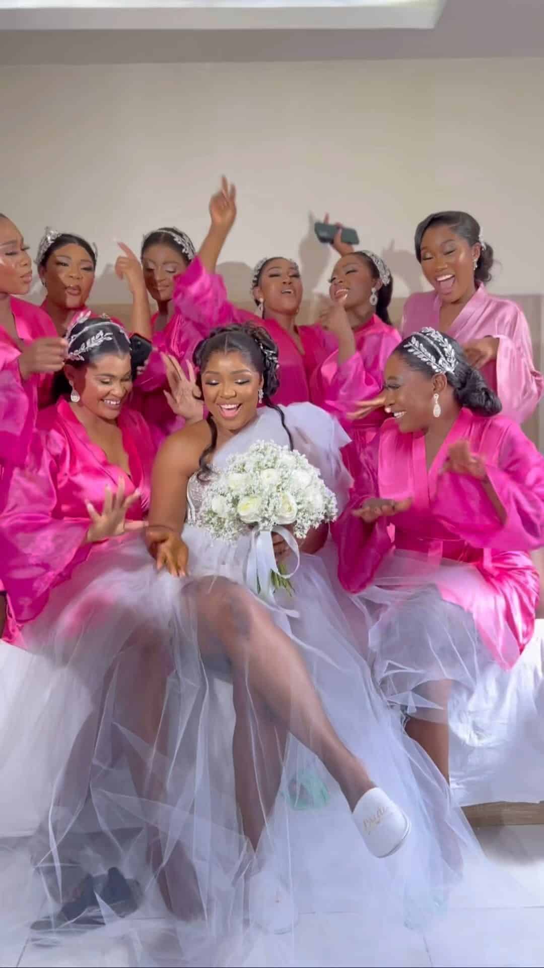 "My girls choked me with love" - Ekene Umenwa shares heartmelting bridal shower