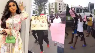 bobrisky benin youths protest