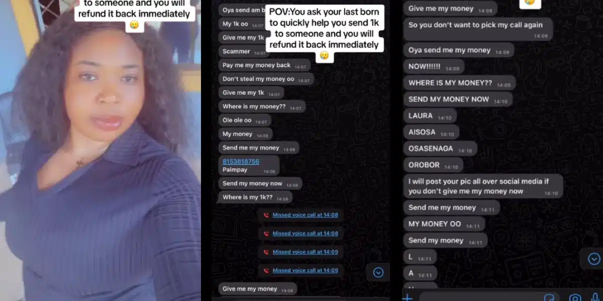 "E fit work for those digital loan apps" - Reactions as lady leaks chat