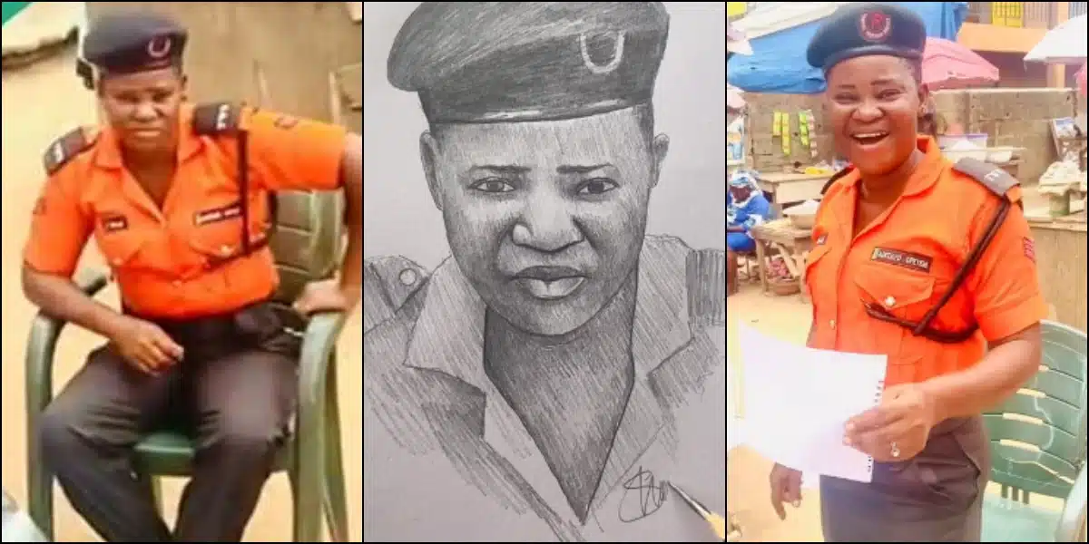ibadan artist female officer
