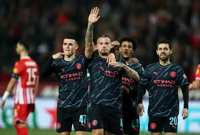 Manchester City confirm 23-man travelling squad to face Crvena zvezda in  UEFA Champions League