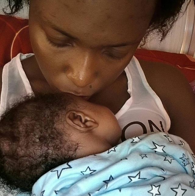 throwback photo blessing ceo with second child