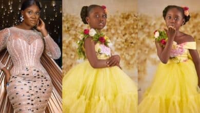 "Always own her Lord" – Mercy Johnson prays for second daughter, Angel as she turns 8