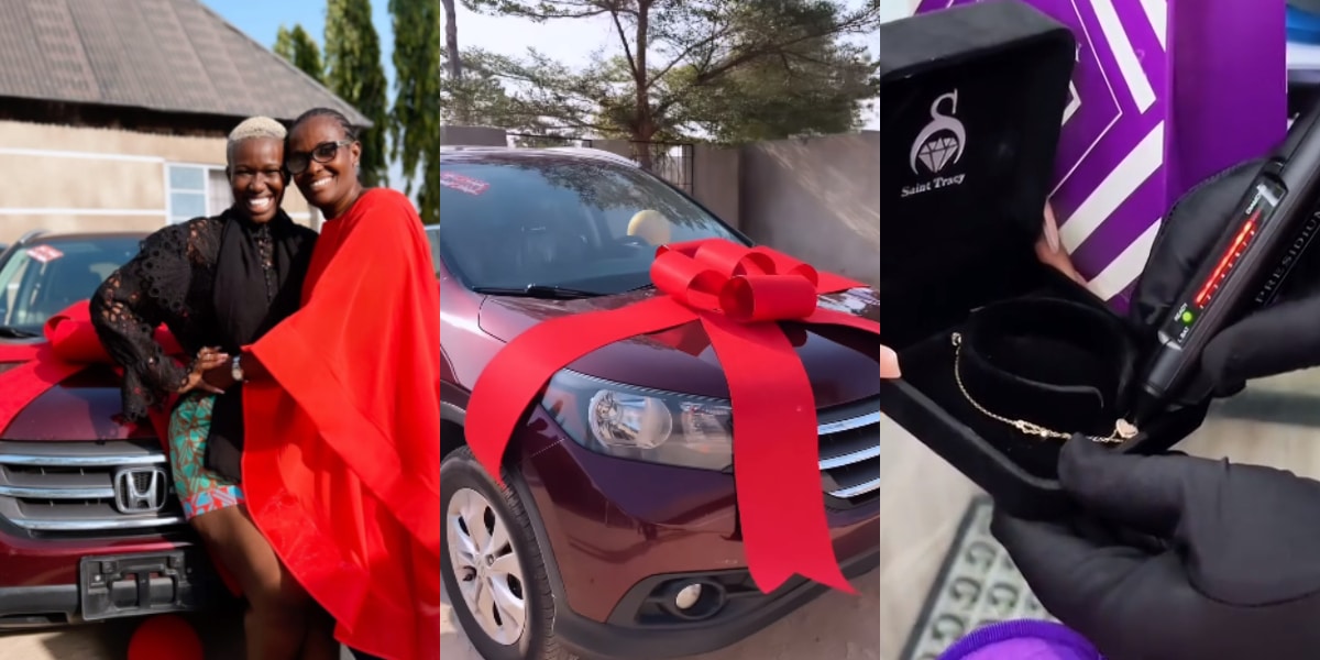 Real warri pikin mother car gold jewelry