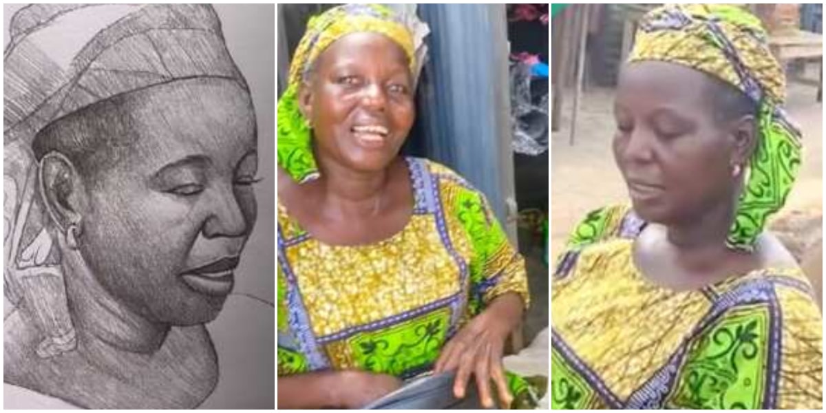 "She even wanted to pay for it" - Orange seller overjoyed after artist gifts her free artwork