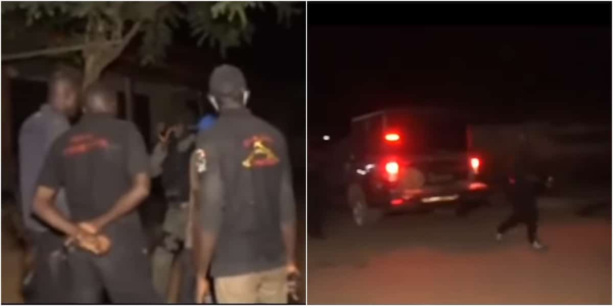 Moment NDLEA officers ambushed by armed hoodlums protecting illicit Drug Warehouse in Edo