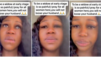 Lady who lost her husband at young age shares her experience