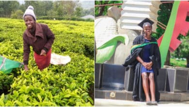 "From farm to degree" - Lady celebrates graduation from University after years of farming just to fund her education