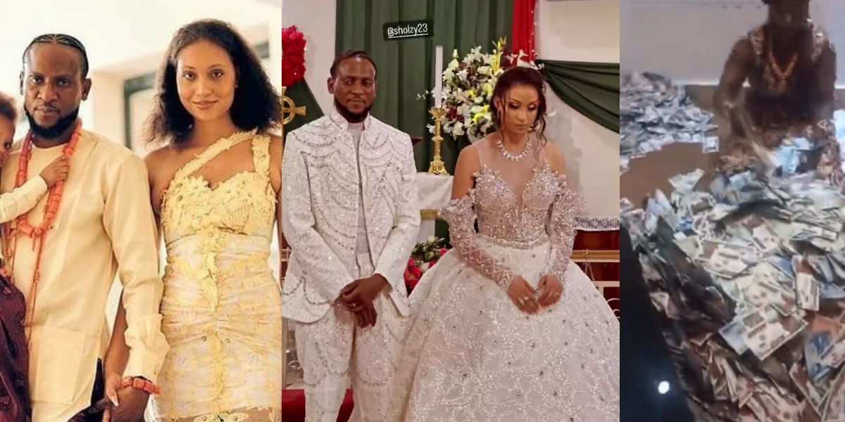 Omashola ‘fights’ wife over money sprayed at their wedding
