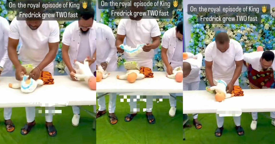 Diaper wearing competition