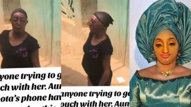 Aunty Ramota cries Stolen phone