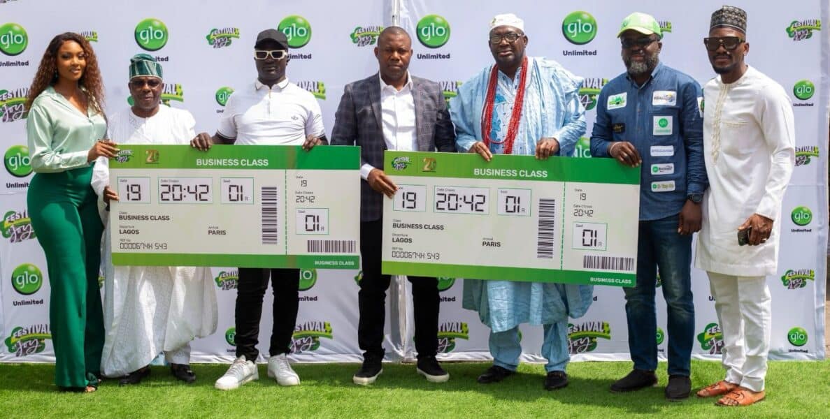 5 receive business class return tickets in Glo Festival of Joy Promo