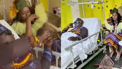 “By fire by force” — Reactions as South African groom gets married to his bride on hospital bed