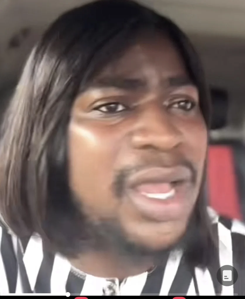“How much are they paying you son” — Skitmaker shares his father’s reaction after he saw him wearing wig in an Instagram video 
