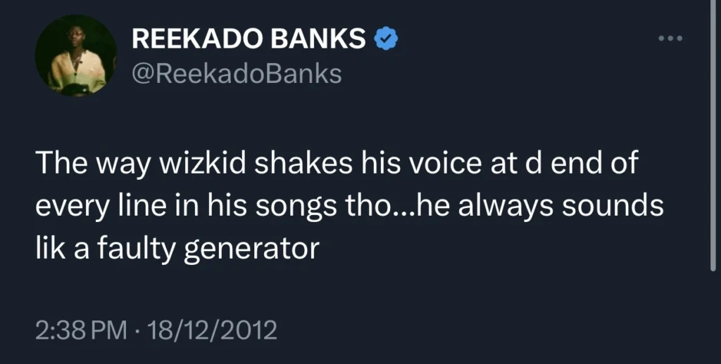 “Na this character make Don Jazzy abandon you” — Wizkid fans react as old tweet of Reekado Banks springs up 