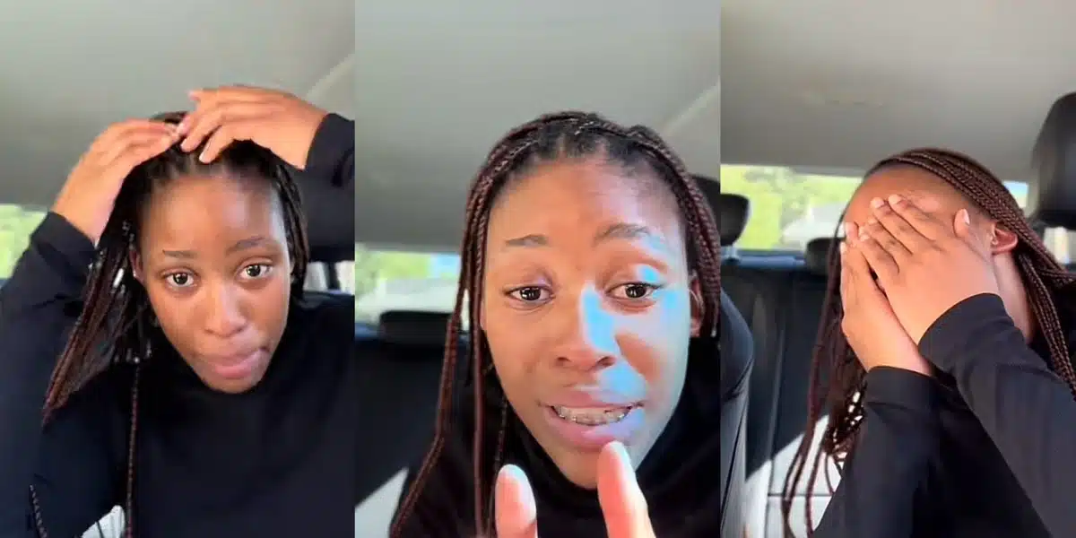 Young girl heartbroken as her new braids fails to make her look like a ‘baddie’