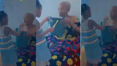 Tender moment young girl takes special care of her aged grandmother melts hearts