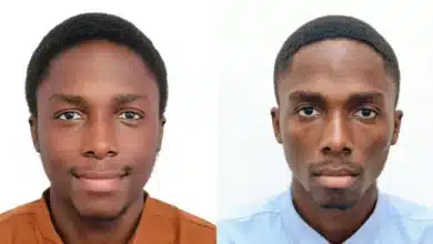 Ghanaian doctor shakes the internet as he shares photos before and after his clinicals