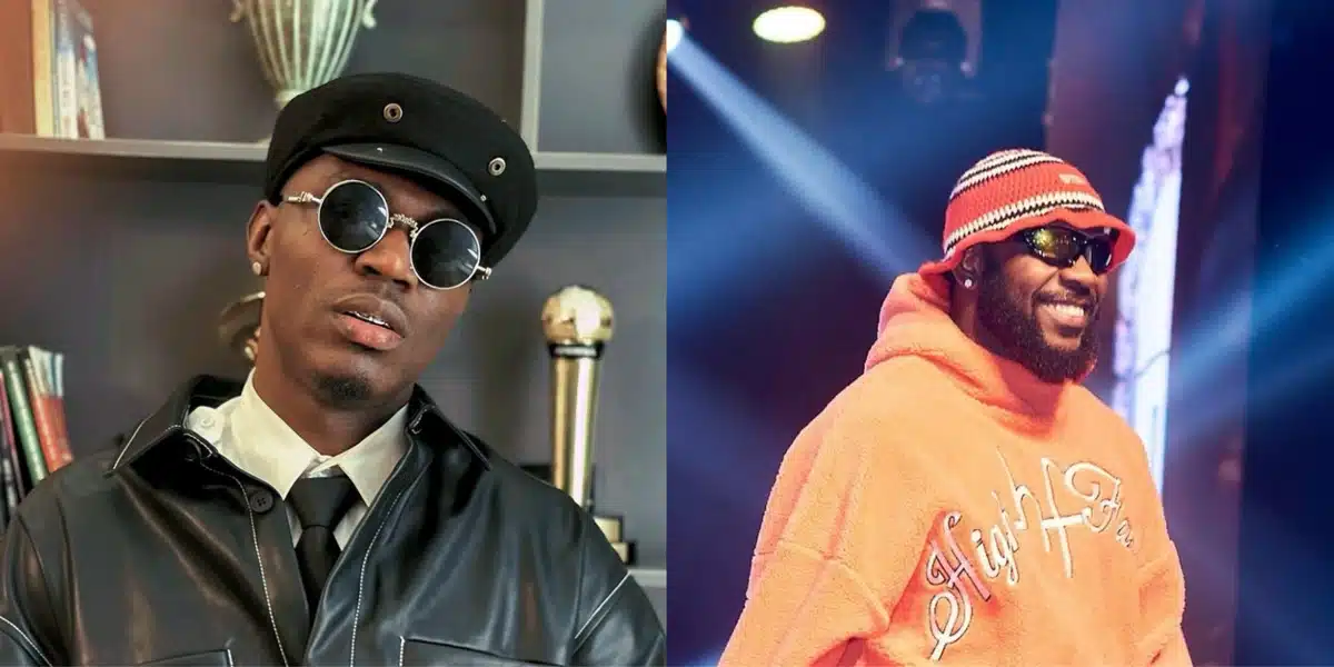 “If you can pray and work God will give you wigs and handbags” — Spyro tells ladies as he stylishly drags Odumodu Blvck