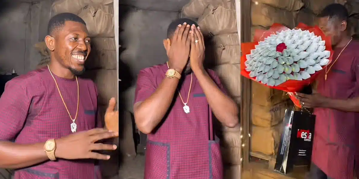 Heartwarming moment wife surprised her husband at his workplace melts heart