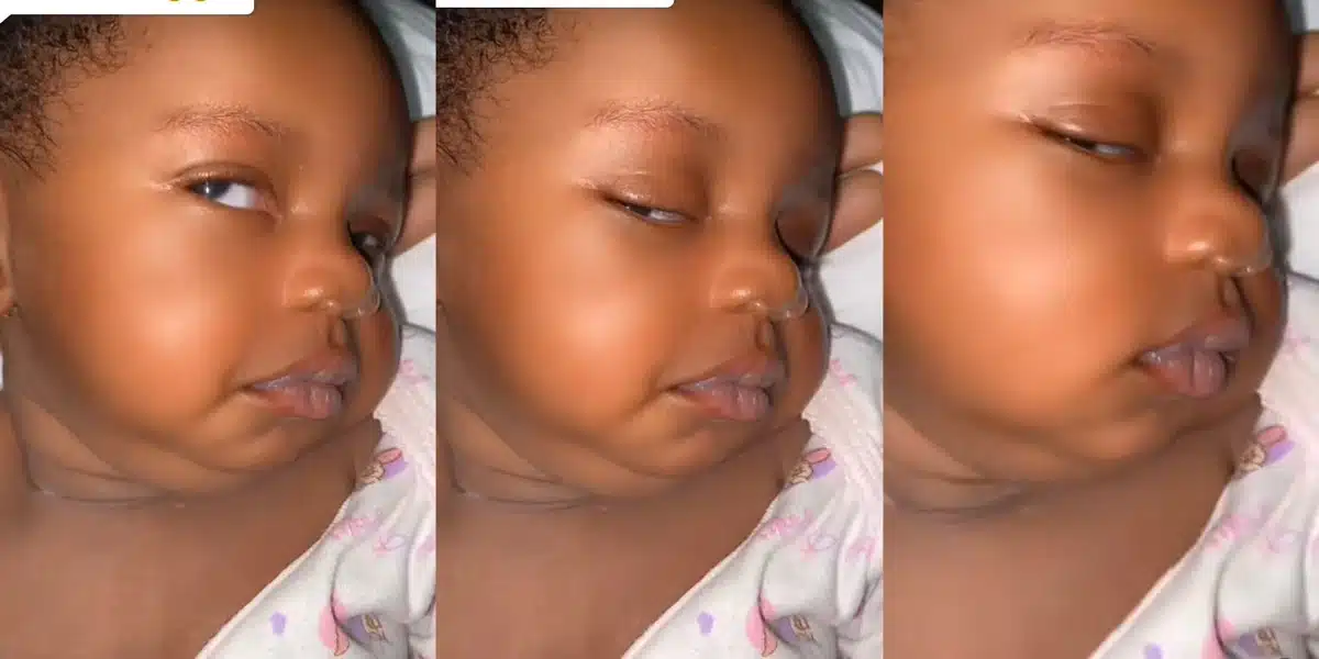 “Una dey born ancestors these days” — Netizens react to baby’s facial expression