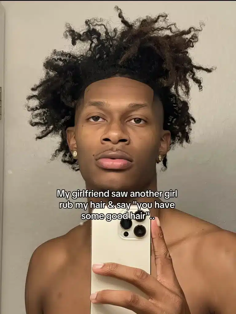 Man shares how his girlfriend cut his hair while he slept because another woman complimented the hair 