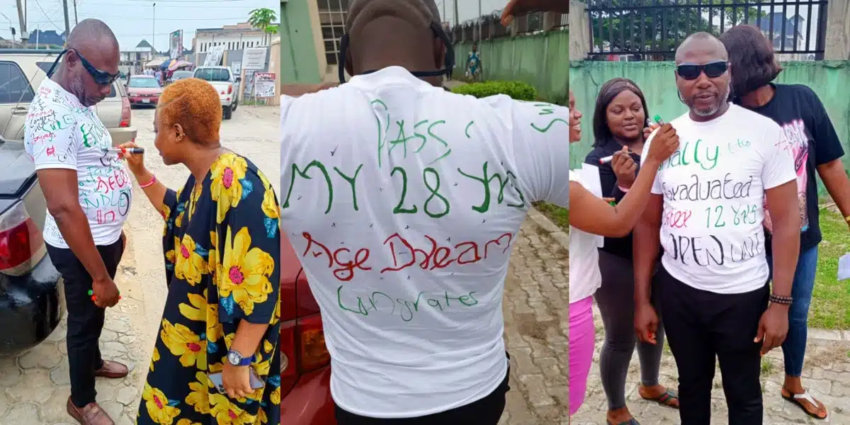 After 12 years of being a student of law, man finally graduates from National Open University