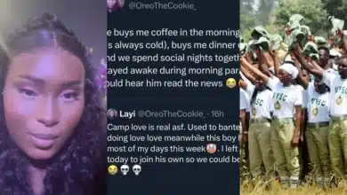 “Camp love is so sweet” — Lady says as she meets her Mr Right after two weeks at NYSC camp