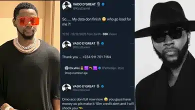 Kizz Daniel causes pandemonium as Netizens queue up to send data to his number