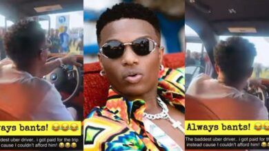 "Hi sir, stop my trip" - Wizkid turned into Uber driver by beautiful lady