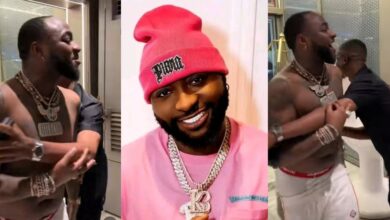 "I'll never be poor" - Heartwarming moment as Davido shouts in excitement as he meets Ola of Lagos