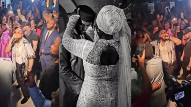"My sister’s wedding, he came straight" - Davido surprises bride at her wedding, performs hit song, 'Unavailable'