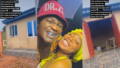 "Alhamdulillah on my second shop" - Portable's wife, Ewatomi, flaunts new shop built for her by husband
