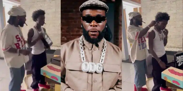 Burna Boy Gifts Seyi Vibez Big 7 Chain Worth Millions Of Naira [Video] 1
