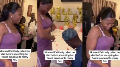 "Should I marry him?" - Ekiti lady telephones her dad before accepting marriage proposal from her fiance to marry her