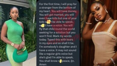 "You shall know no peace" – Bella Okagbue prays for lady who trolled her online over her voice