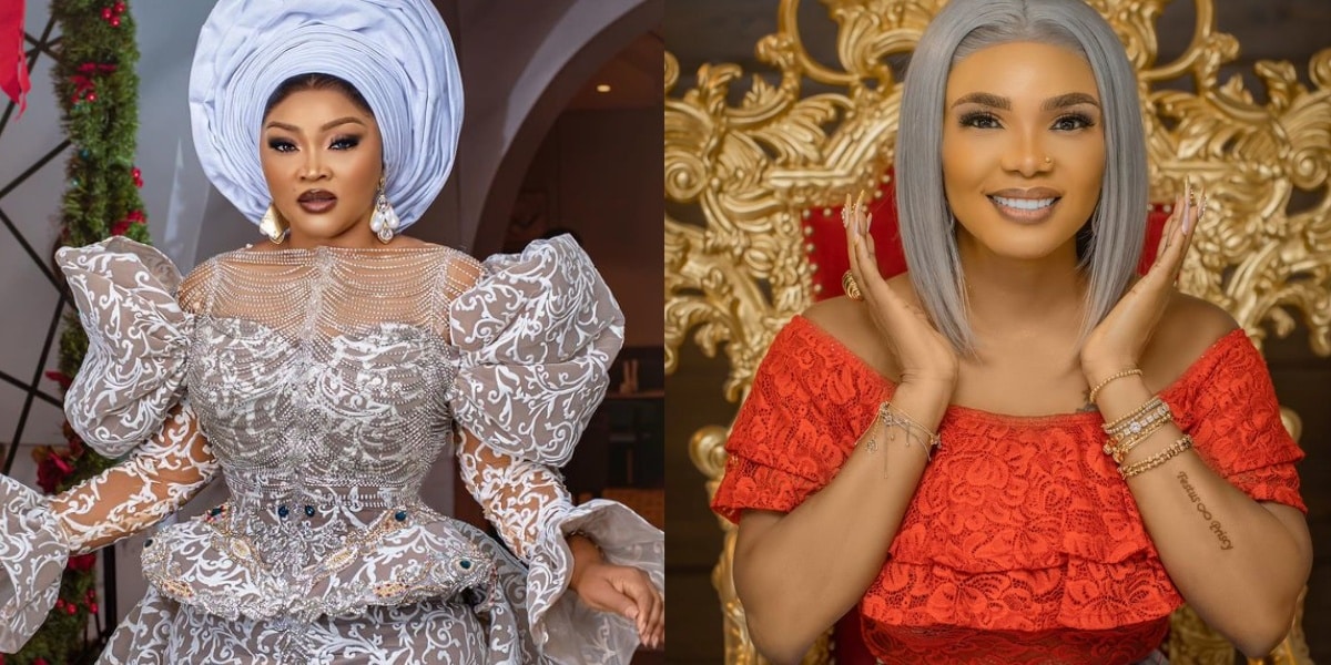 "Thank you Babe for your support" – Mercy Aigbe appreciates Iyabo Ojo after receiving a huge alert from her